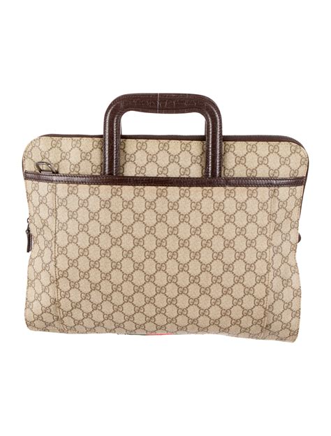 gucci inspired laptop case|Gucci rolling laptop bag.